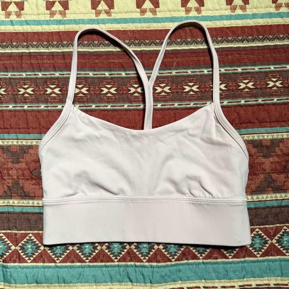 Lululemon Athletica Elegant Blush pink Sports Bra size 4